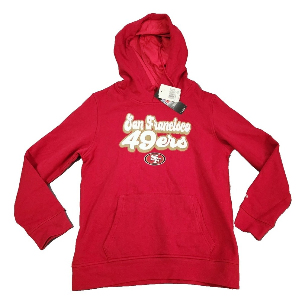 New Era®‎ Women's LARGE San Francisco 49ers™ Bubble Print Fleece Lined Hoodie